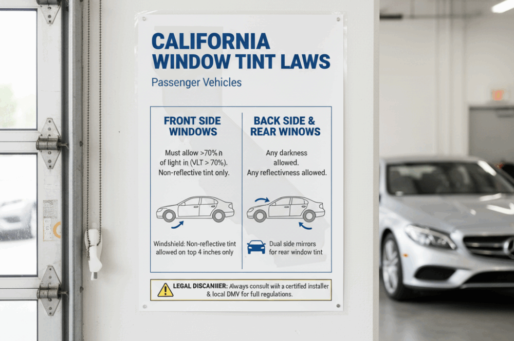 California window tint laws