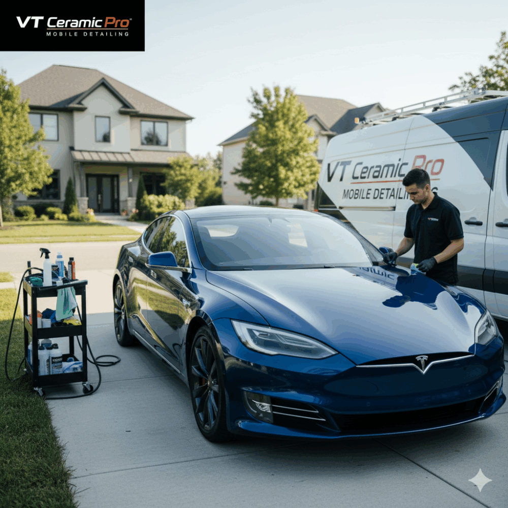 Mobile car detailing service